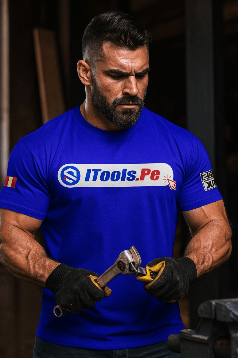 Polo itools de algodón color azul - talla L2