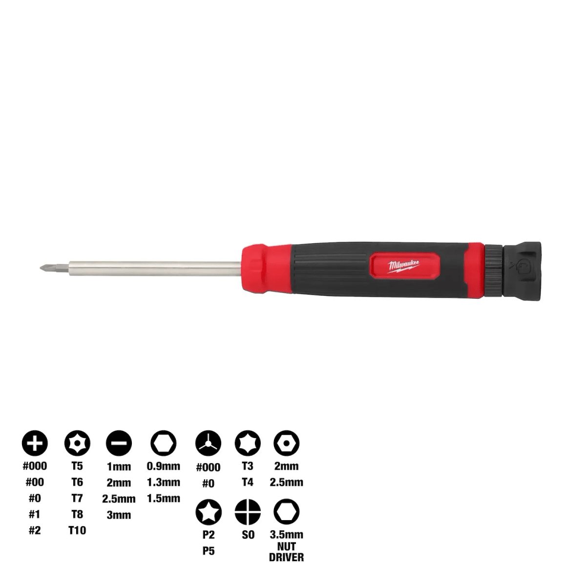 Destornillador de precisión de seguridad 27 en 1 con múltiples brocas MILWAUKEE / 48-22-29342