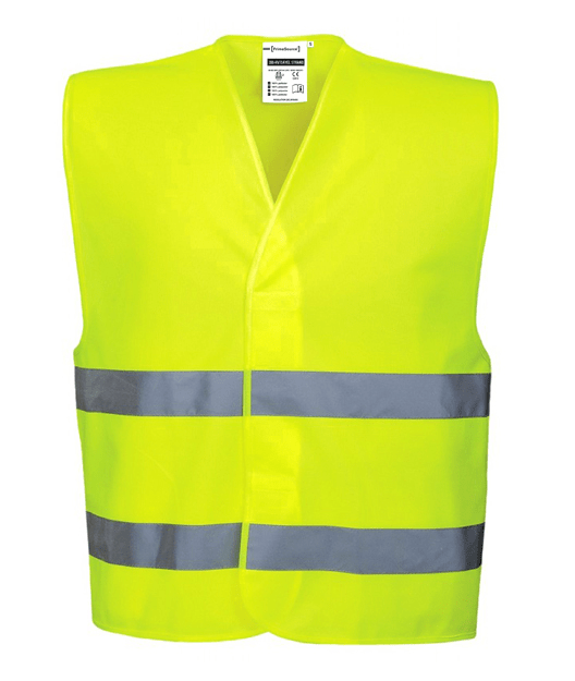 Chaleco de seguridad makute color amarillo Talla xxl / CHM-XXL1
