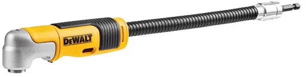 ADAPTADOR DE TALADRO EN ANGULO RECTO FLEXIBLE 4 EN 1 AMARILLO DEWALT / DWAMRASET-Y4