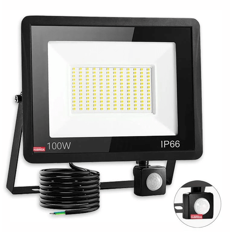 Reflector led con sensor de movimiento de 100w1
