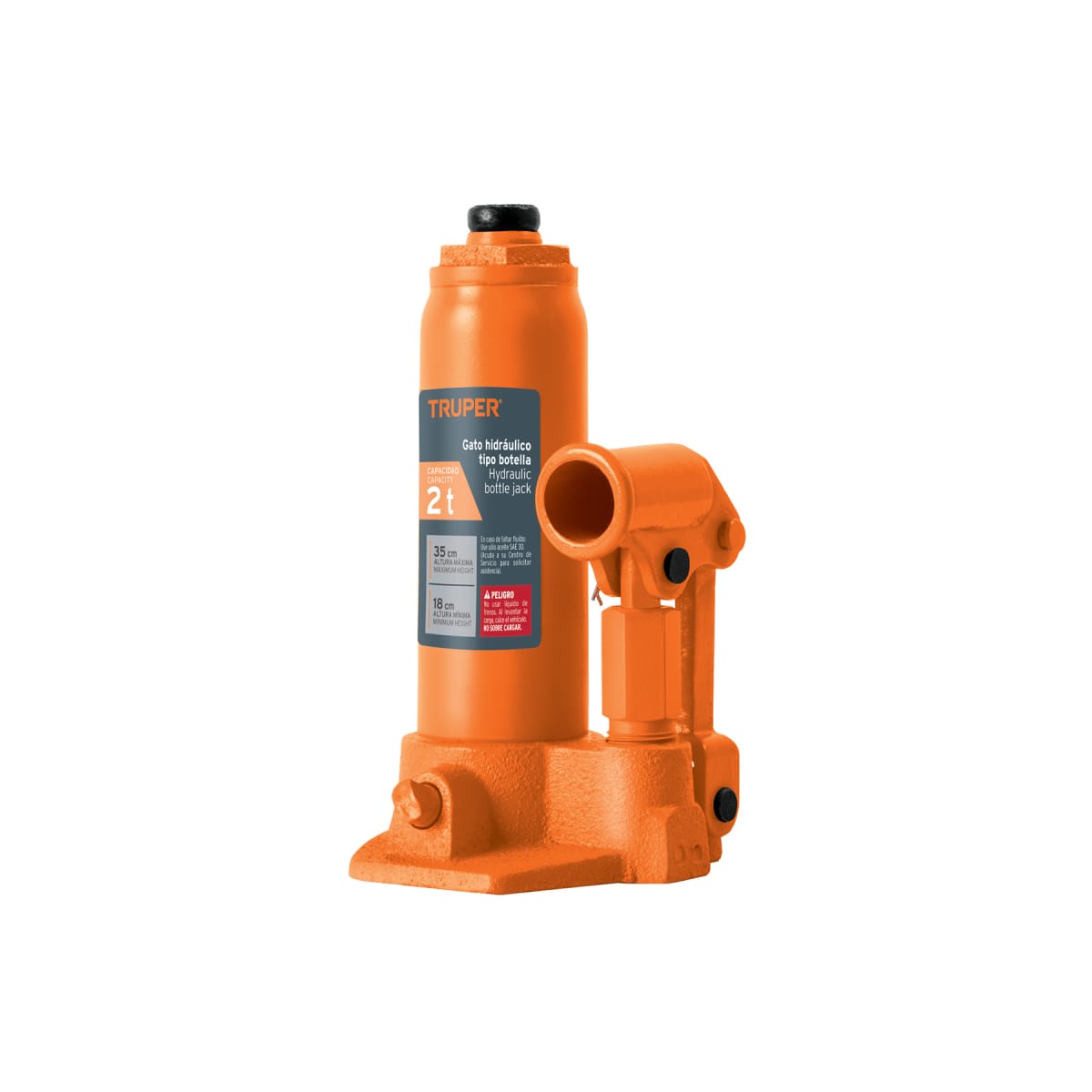 Gata Hidráulica de botella de 2 Ton / 14810 Truper 148104