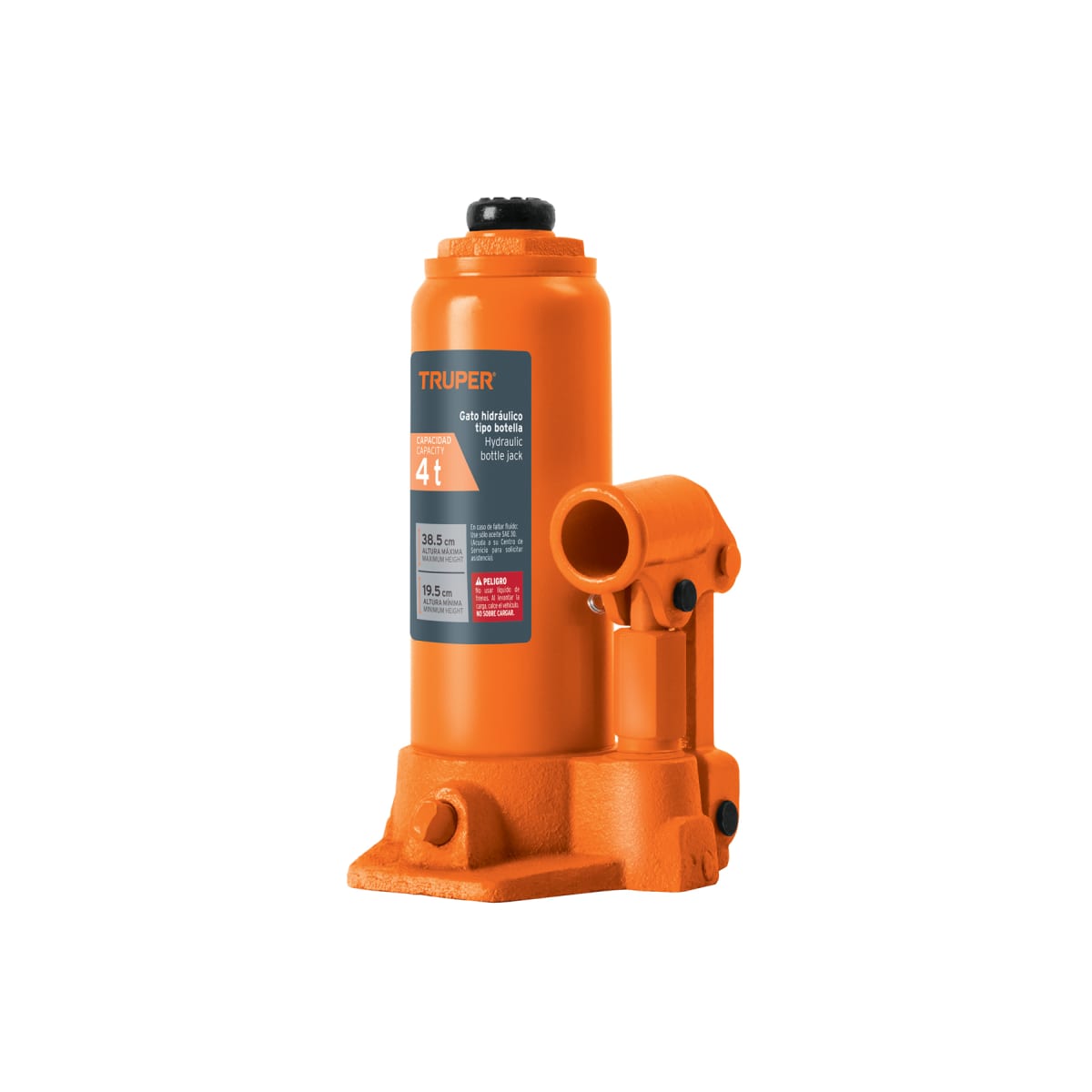 Gata hidráulica de botella de 4 Ton, Truper 148124