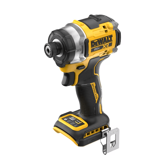 ATORNILLADOR DE IMPACTO INALÁMBRICO XR® DE 20 V MAX* DE 3 VELOCIDADES BARETOOLS DEWALT / DCF860B5