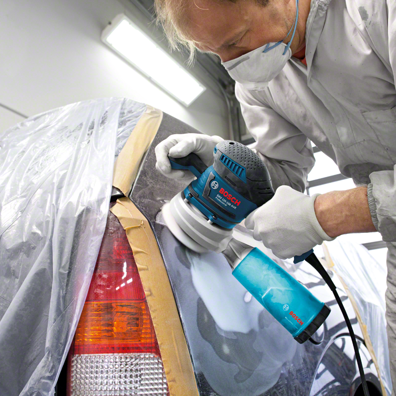 Lijadora Excéntrica de Palma 400 W. BOSCH GEX 125-150 AVE3