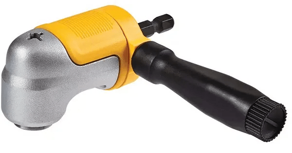 ADAPTADOR DE TALADRO EN ANGULO RECTO FLEXIBLE 4 EN 1 AMARILLO DEWALT / DWAMRASET-Y5