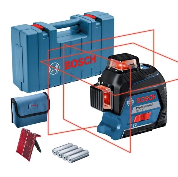 NIVEL LÁSER DE LÍNEAS 30 M 360° BOSCH GLL 3-802