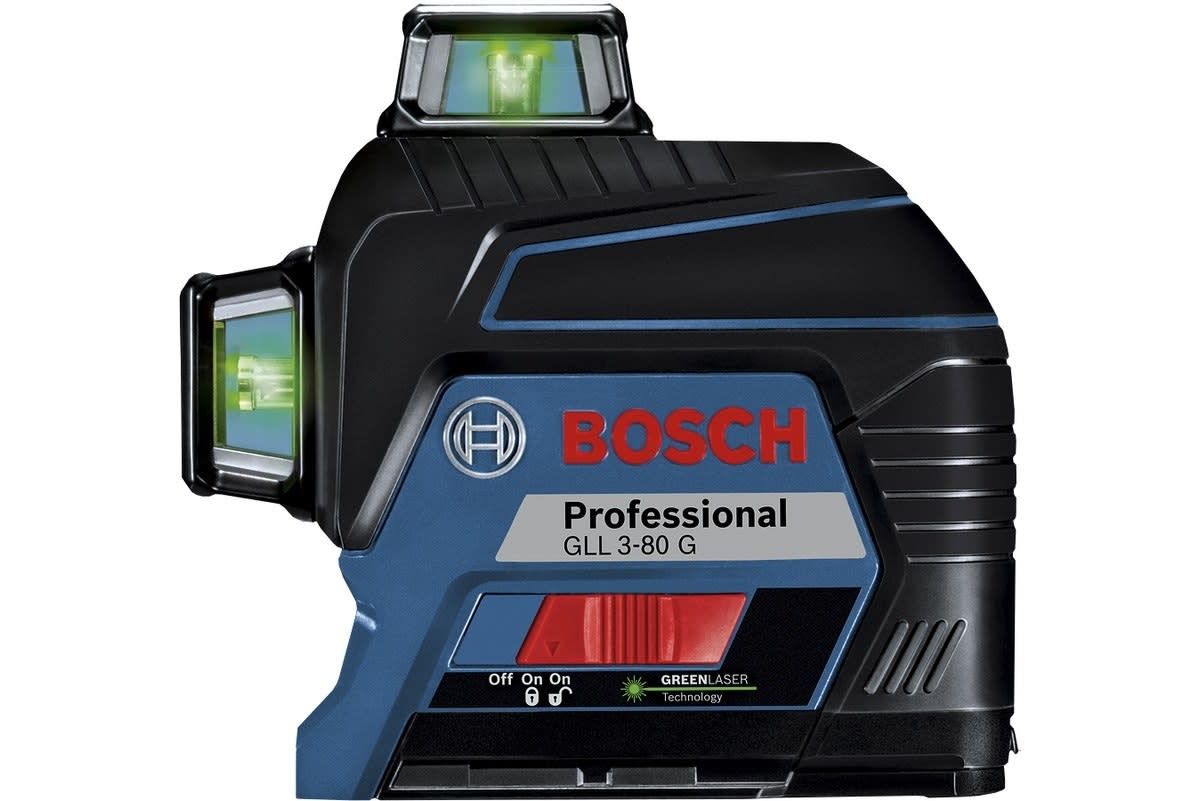 NIVEL LÁSER DE LÍNEAS VERDES 30 M 360° BOSCH GLL 3-80 G1