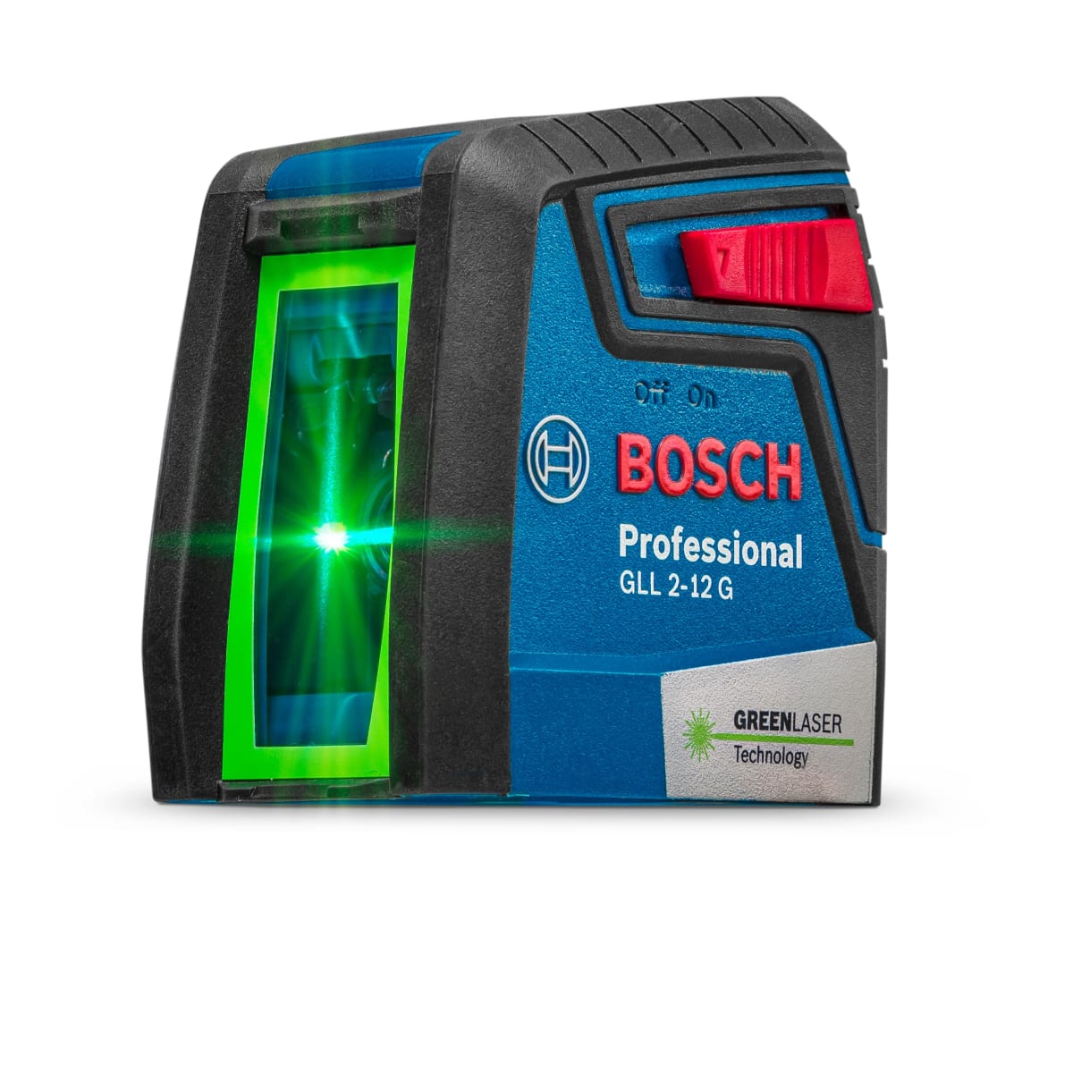 NIVEL LÁSER DE LÍNEAS VERDES CRUZADAS 12 M BOSCH GLL 2-12 G - 0601063VD01