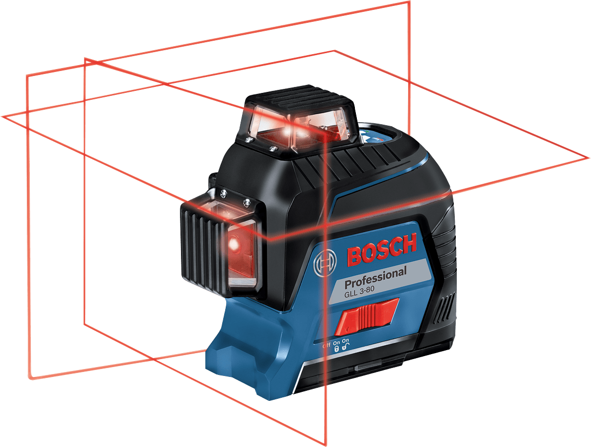 NIVEL LÁSER DE LÍNEAS 30 M 360° BOSCH GLL 3-801