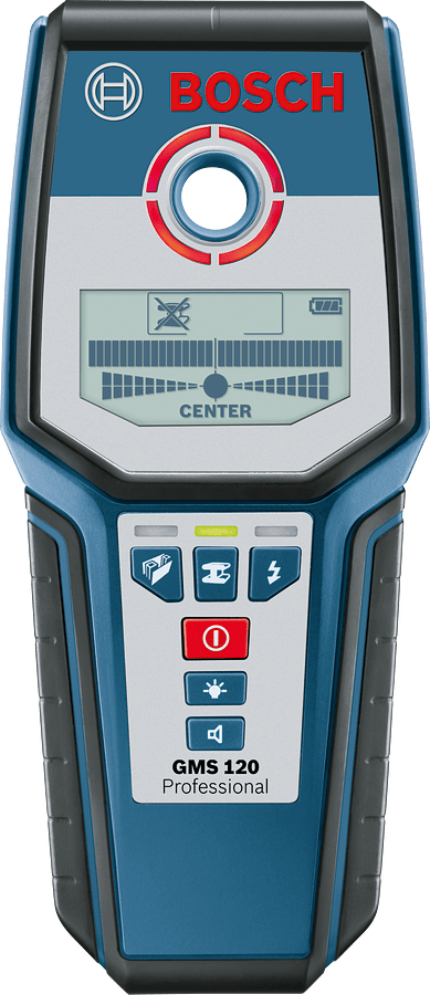 DETECTOR DE MATERIALES HASTA 120 MM BOSCH GMS 1202