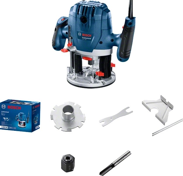 RUTEADORA FRESADORA 6MM-8MM 1300 W. BOSCH GOF 1303