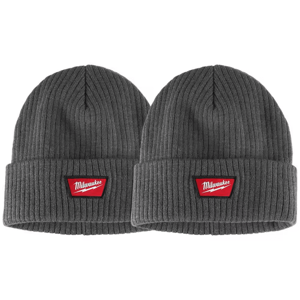 GORRO DE PUNTO ACANALADO GRIS MILWAUKEE / M750G3
