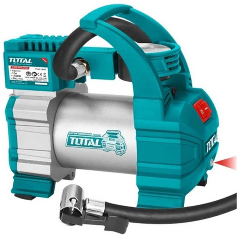 COMPRESORA DE AIRE DE 140PSI 12V TOTAL TOOLS TTAC14061
