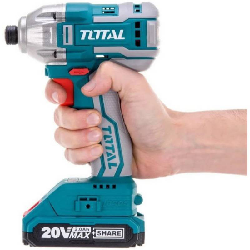 ATORNILLADOR DE IMPACTO 20V INALÁMBRICO BRUSHLESS TOTAL - TIRLI20021