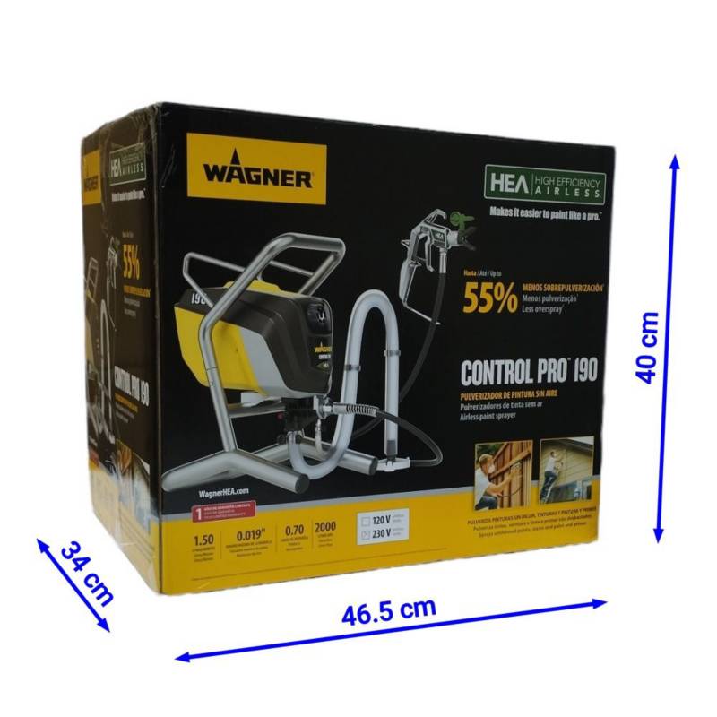 PISTOLA PARA PINTAR WAGNER - CONTROL PRO 190 SKID1