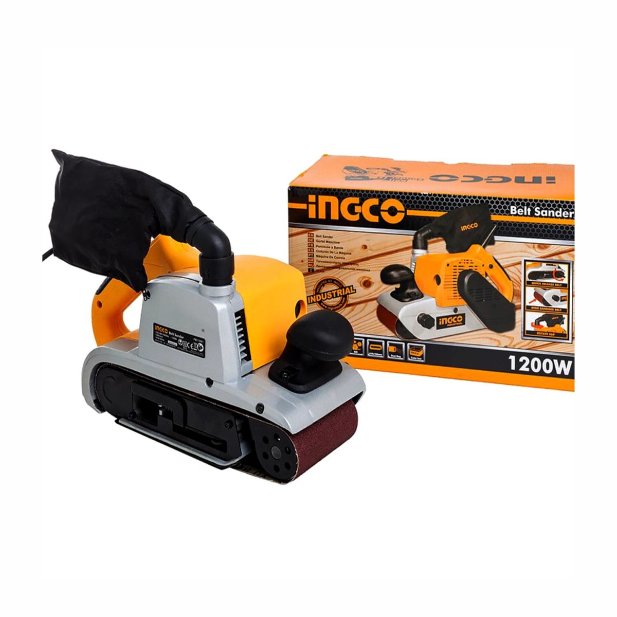 LIJADORA DE BANDA 1200W INGCO4