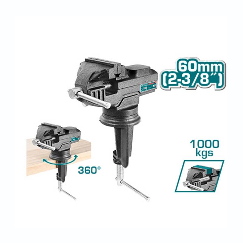 TORNILLO DE BANCO TOTAL BASE GIRATORIA 60MM (THT6126)2