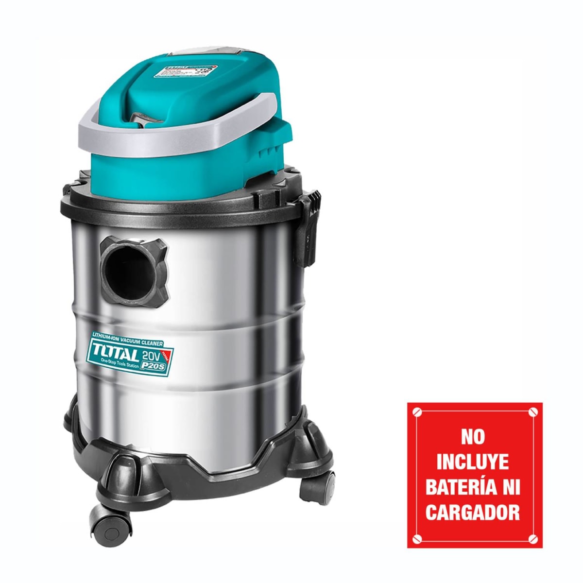 ASPIRADORA 20L  INALAMBRICA 20V BARETOOLS CON AACCESORIOS TOTAL - TVLI2005E4