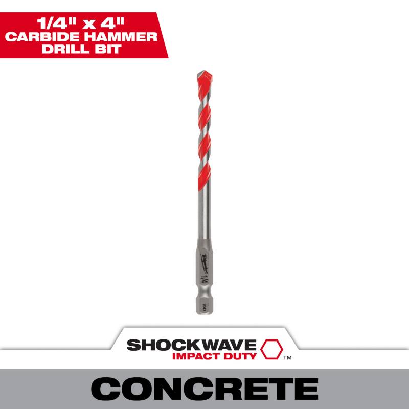 BROCA CARBURADA 14 X 4PULG PARA CONCRETO 48-20-9010 MILWAUKEE2