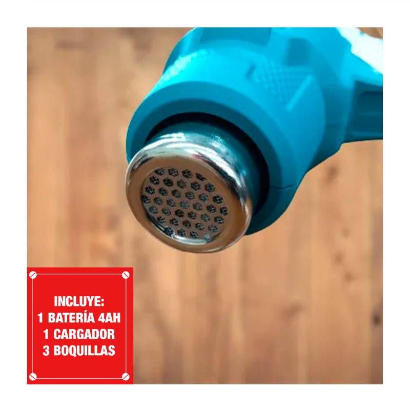 PISTOLA DE CALOR 20V INALÁMBRICA BATERÍA 4AH TOTAL - TBLI200252