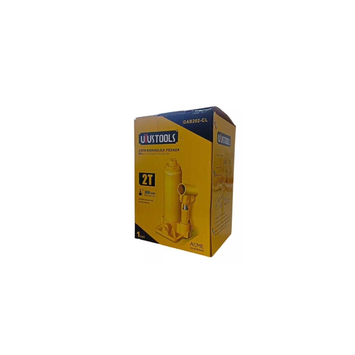 GATA HIDRÁULICA BOTELLA 2 TON PERFIL BAJO AUTO GAB202 UYUSTOOLS3