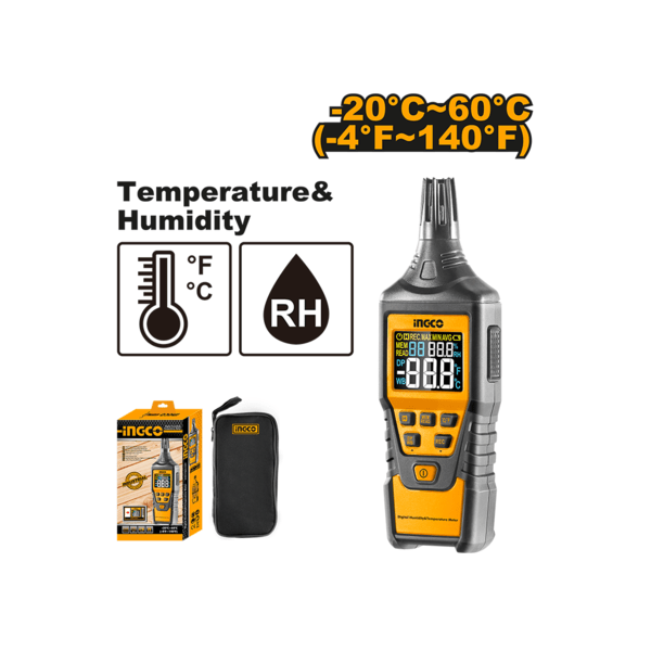 MEDIDOR DIGITAL TEMPERATURA HUMEDAD INGCO / HETHT011
