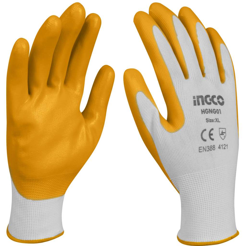 GUANTES DE NITRILO INGCO TALLE XL HGNG011