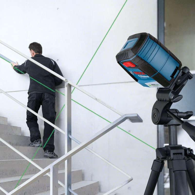 NIVEL LÁSER DE LÍNEAS VERDES CRUZADAS 12 M BOSCH GLL 2-12 G - 0601063VD02