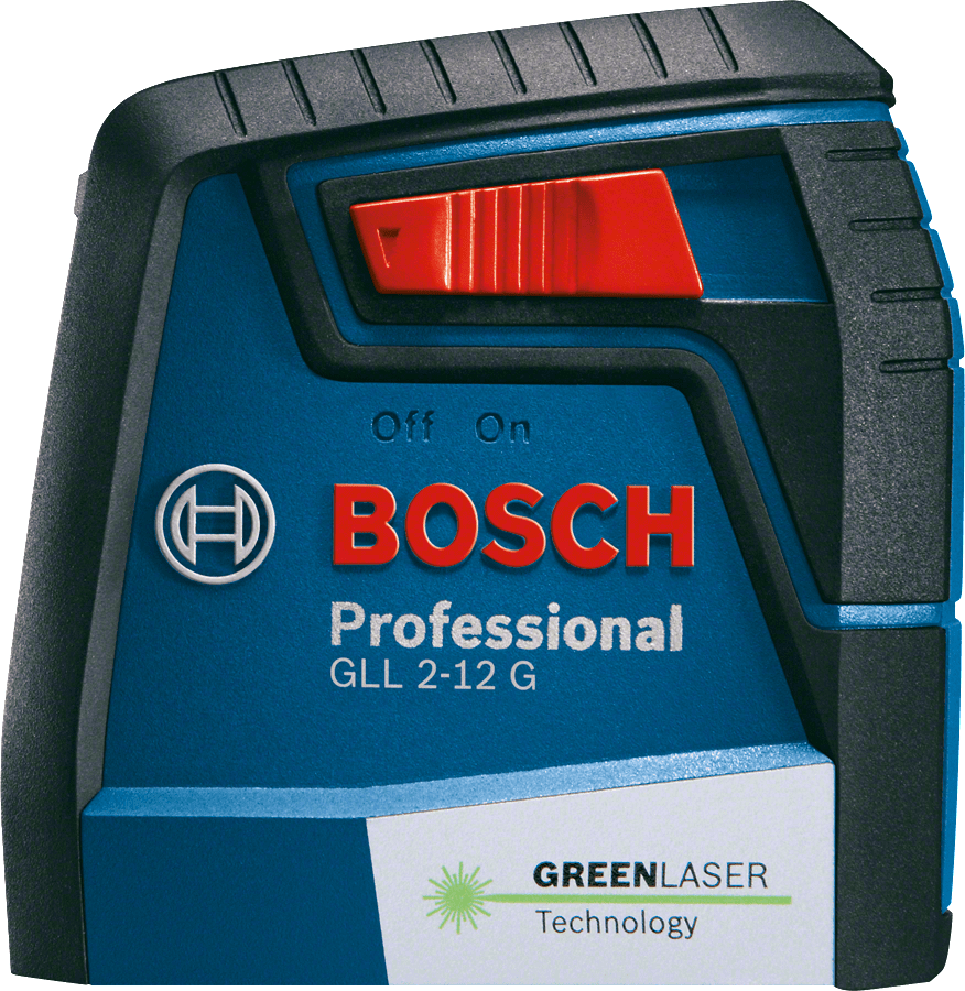 NIVEL LÁSER DE LÍNEAS VERDES CRUZADAS 12 M BOSCH GLL 2-12 G - 0601063VD04