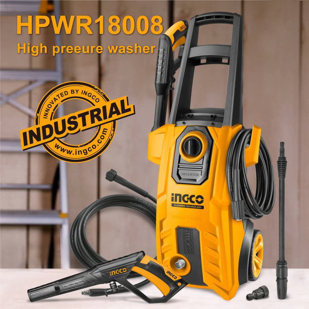 HIDROLAVADORA DE ALTA PRESIÓN 1800 W. INGCO HPWR180088