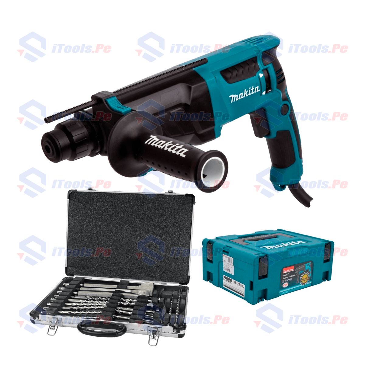 ROTOMARTILLO 800W + BROCAS SDS PLUS 17PCS1