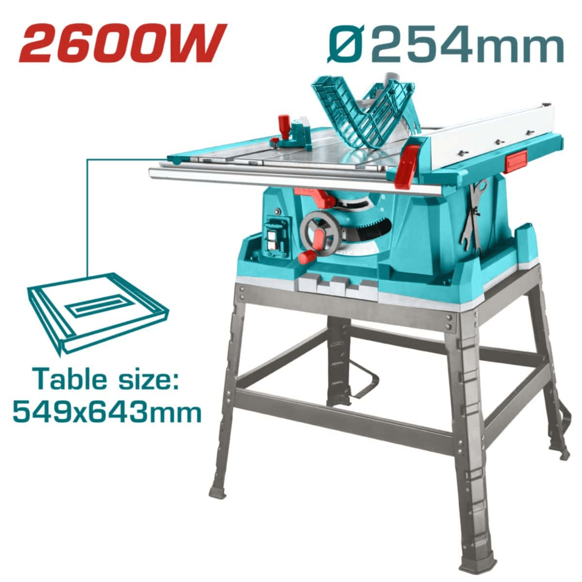 SIERRA DE MESA 2600W 4800RPM INDUSTRIAL TOTAL - TS5260432