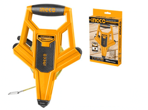 CINTA METRICA DE FIBRA DE VIDRIO 50MT X 12.5MM INGCO HFMT82501
