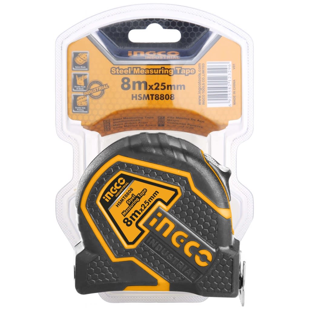 CINTA METRICA INDUSTRIAL 8 MT INGCO 25MM HSMT88081