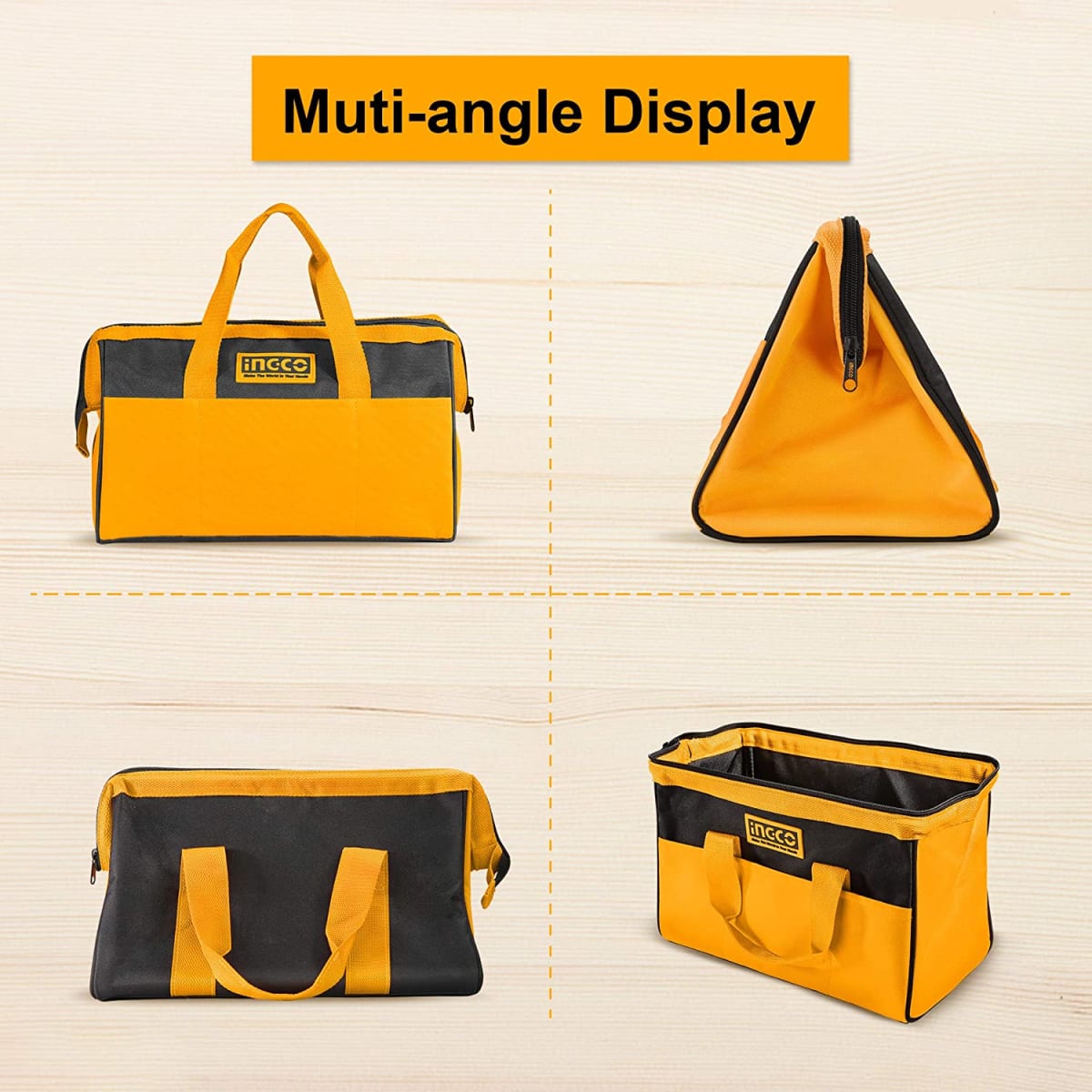 BOLSO PARA HERRAMIENTAS DE 16''  HTBG28161 INGCO5