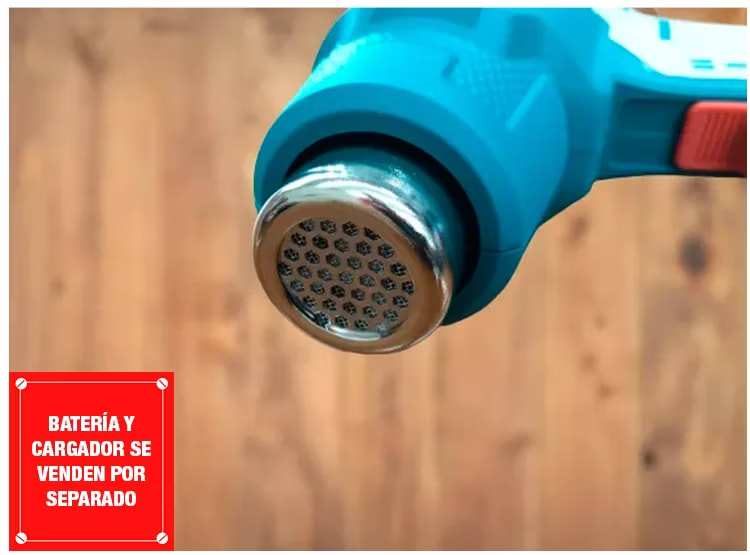 PISTOLA DE CALOR 20V INALÁMBRICA CALENTADOR SELLADORA TOTAL - TBLI20022