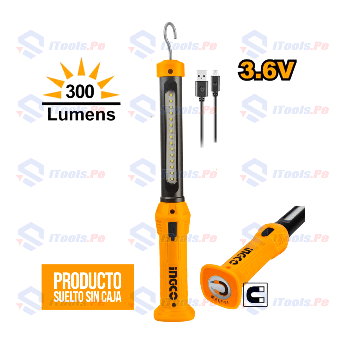 LÁMPARA DE TRABAJO INALÁMBRICA S/CAJA1