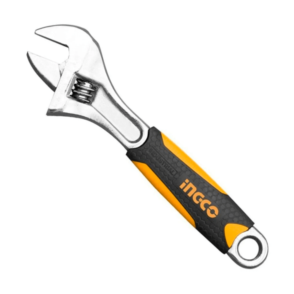 Llave francesa ajustable mango goma 8