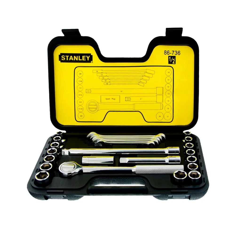 STANLEY DADOS Y LLAVES 1/2 MM JGOX25PZA 86-7363