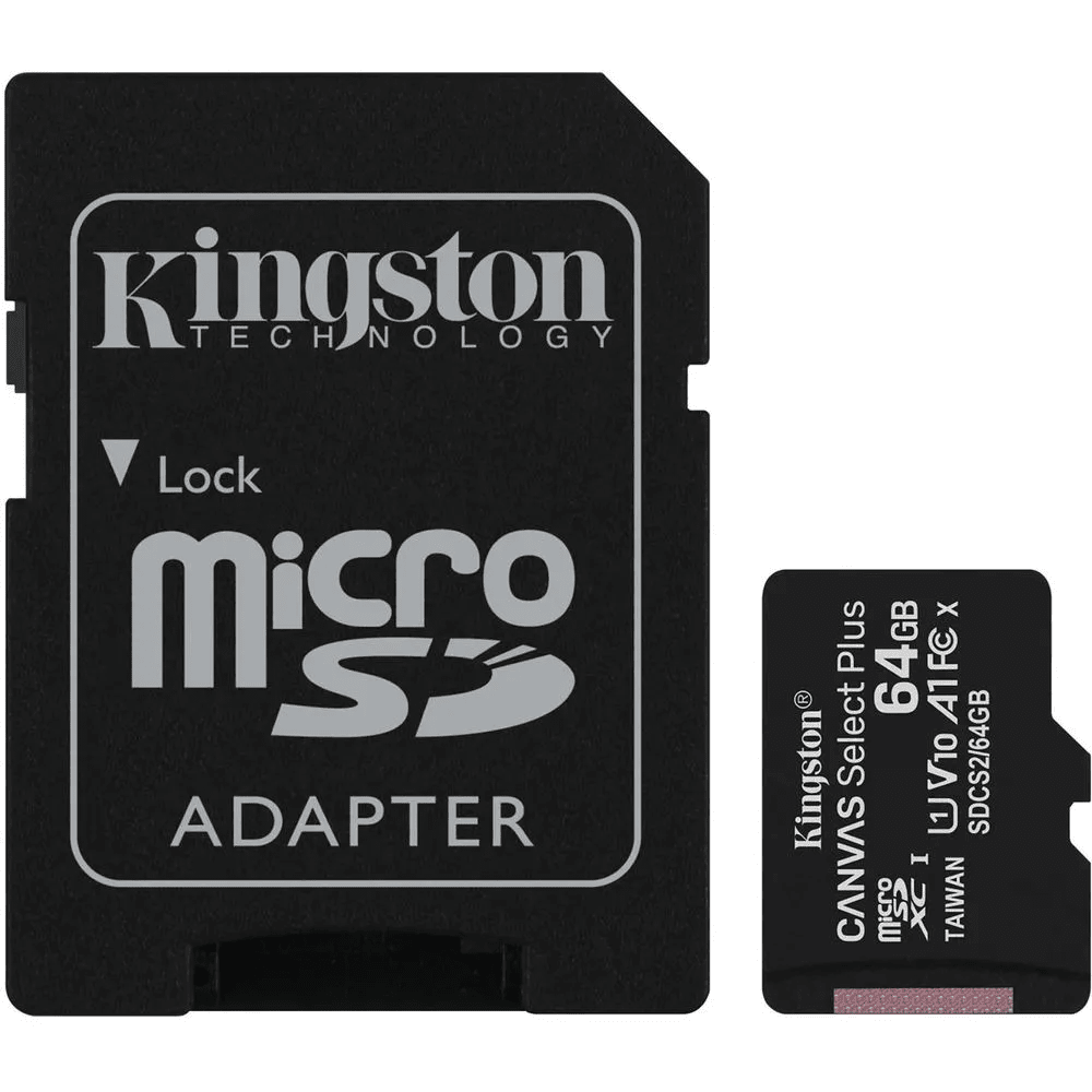 MEMORIA KINGSTON 64GB MICRO SDXC CANVAS SELECT 100MB/S SDCS2/64GB2