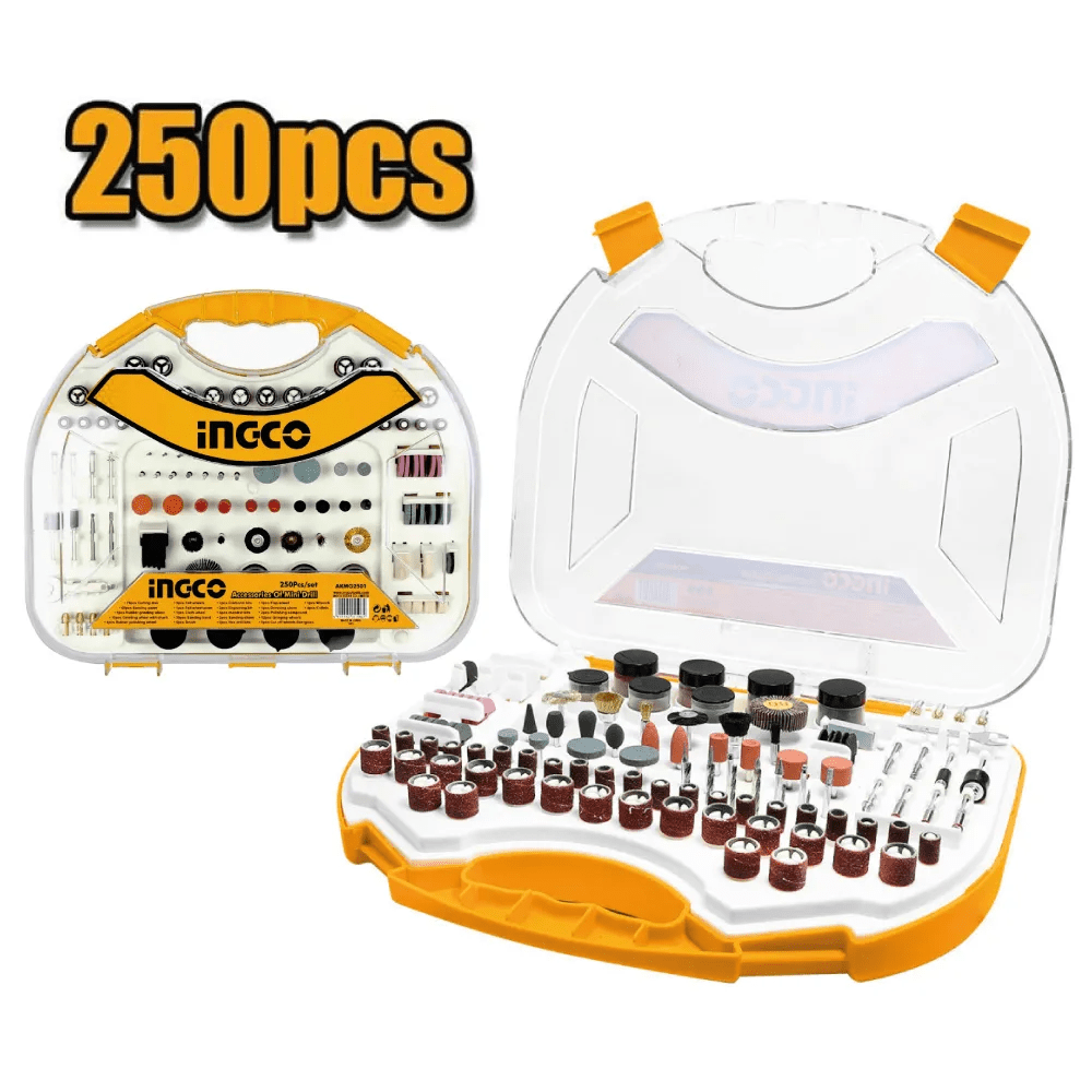 Kit 250 Accesorios Para Mini Rectificadora Ingco AKMG25011
