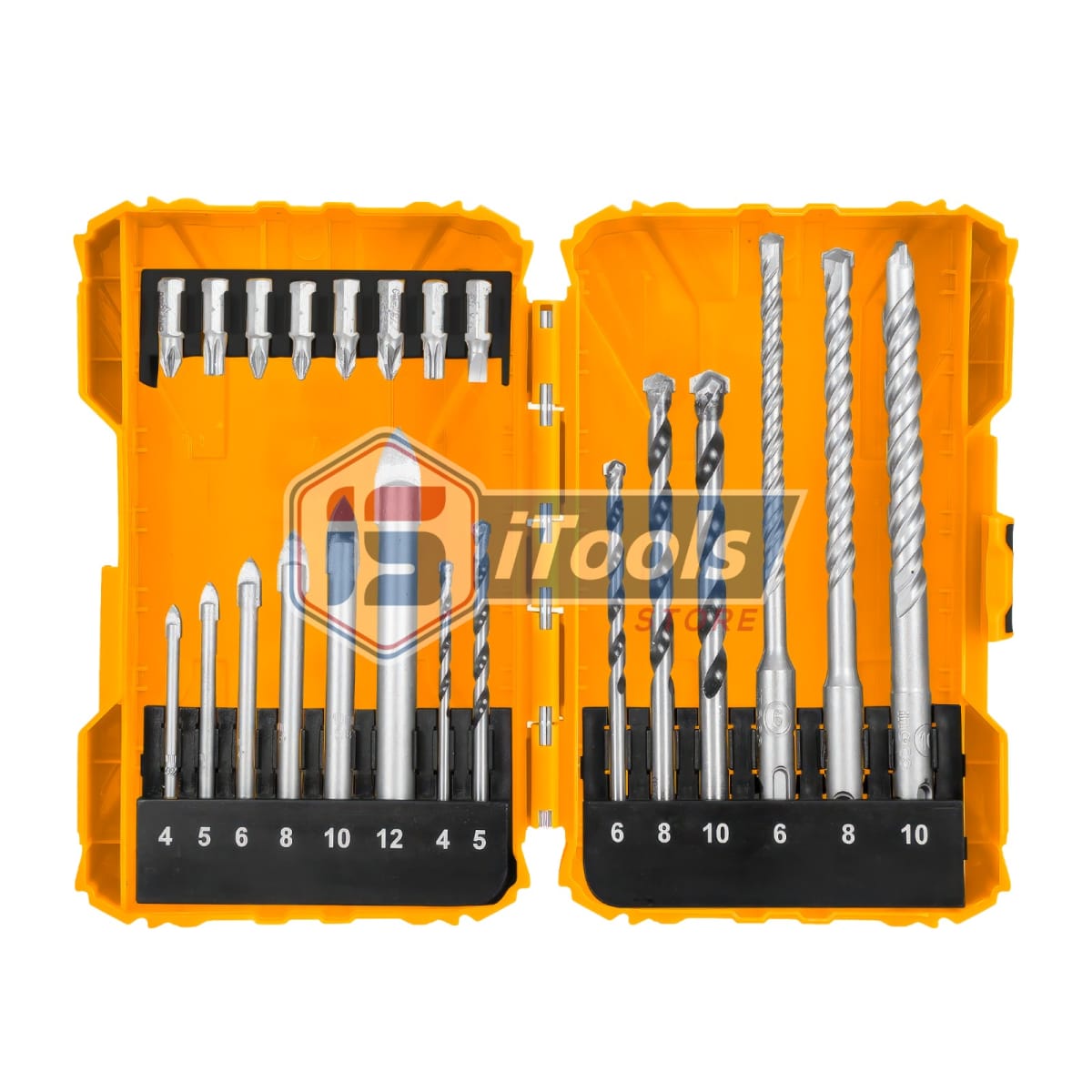 SET DE BROCAS MIXTAS PACK COMPLETO 4 CAJAS INGCO LIQUIDACIÓN2