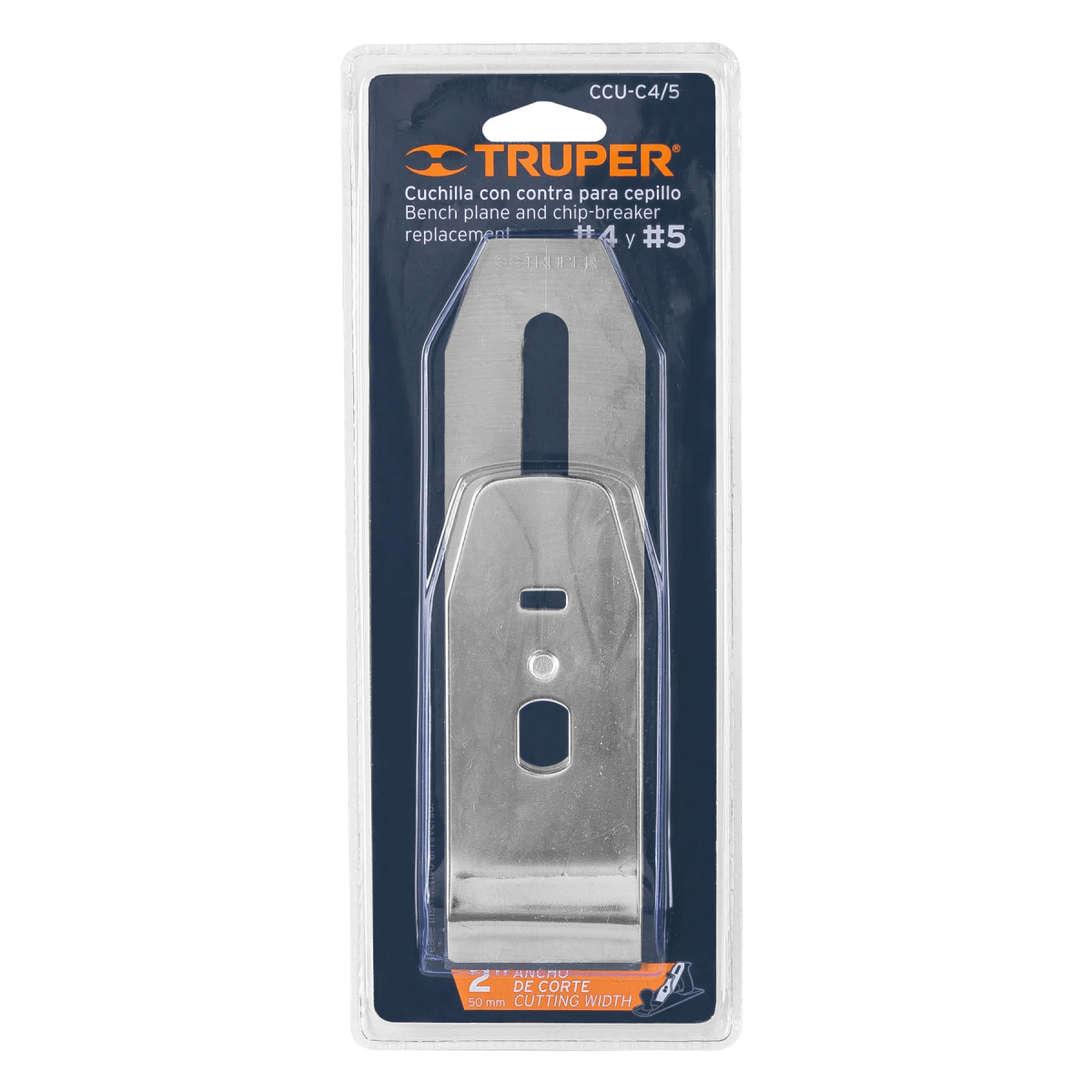 Cuchilla con contra para cepillo de carpintero 2