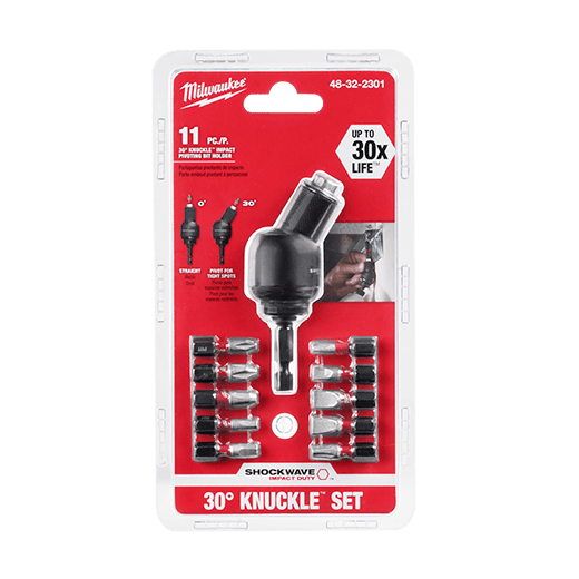 PORTAPUNTAS PIVOTANTE SHOCKWAVE™ 30° KNUCKLE™ -11 PIEZAS1