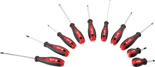 JUEGO DE DESARMADORES 10 PCS MILWAUKEE / 48-22-27103