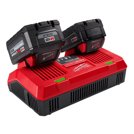 CARGADOR RAPIDO SIMULTANEO DE DOS BAHIAS 220 V M18™ MILWAUKEE / 48-59-18023