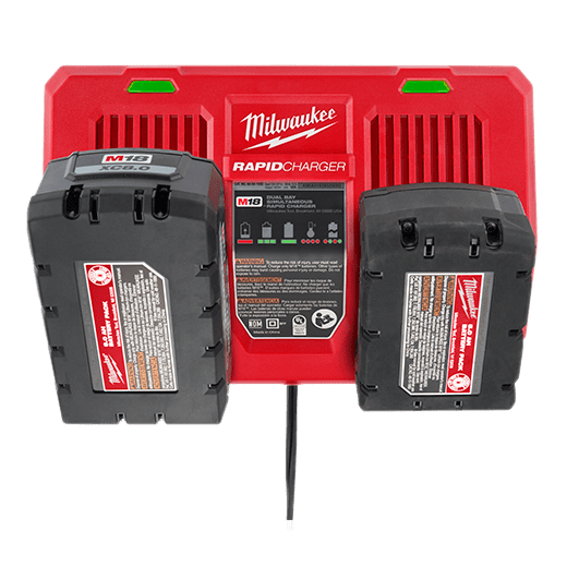 CARGADOR RAPIDO SIMULTANEO DE DOS BAHIAS 220 V M18™ MILWAUKEE / 48-59-18022