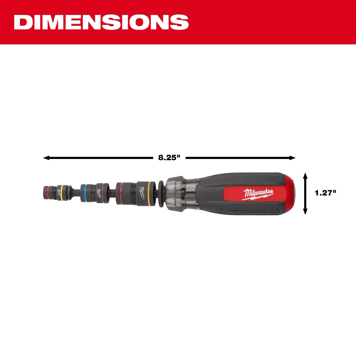 DESTORNILLADOR MULTITUERCAS MAGNETICO SHOCKWAVE IMPACT DUTY™ MILWAUKEE /  48-22-29215