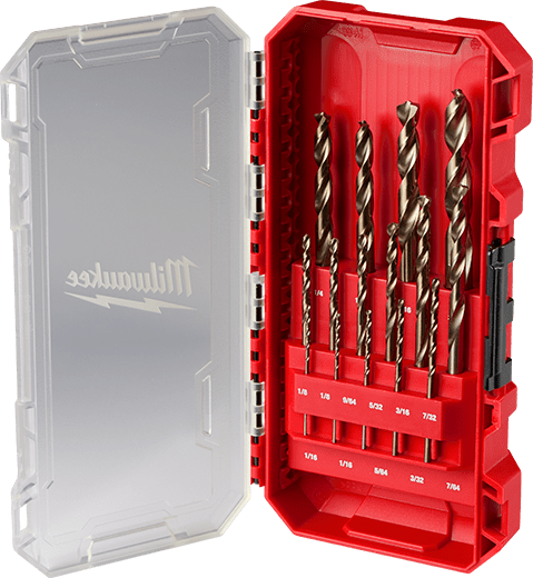 JUEGO DE BROCAS DE COBALTO RED HELIX™ DE 15 PIEZAS MILWAUKEE / 48-89-23701
